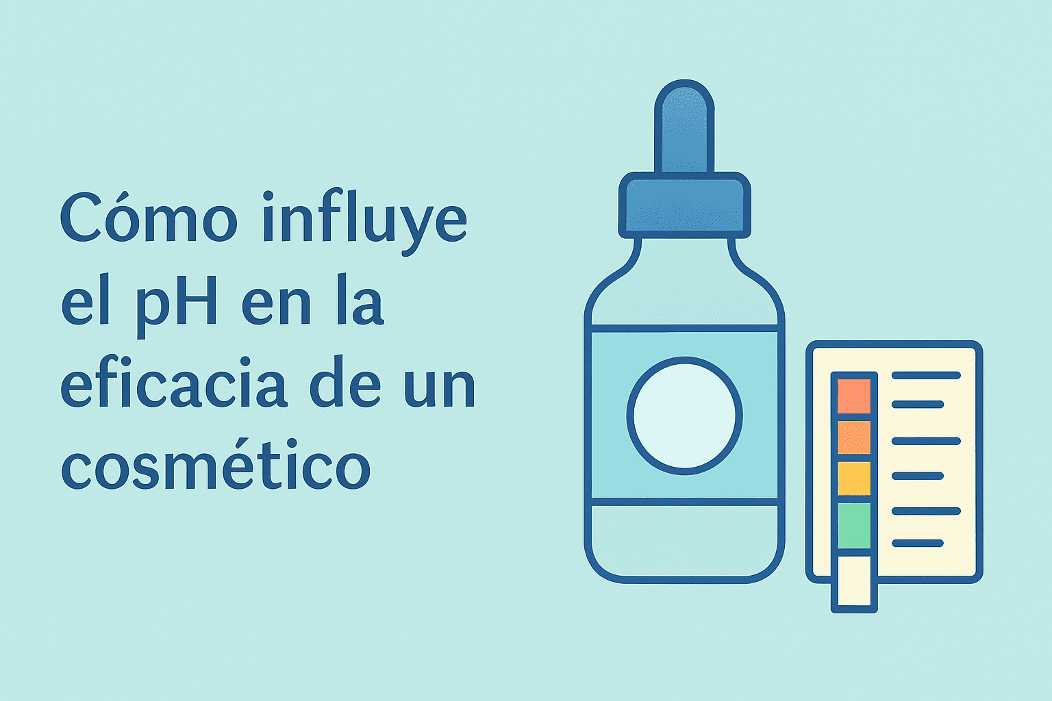 Portada del artículo sobre cómo el pH influye en la eficacia de un cosmético – Markosmetics