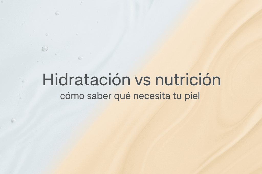 Hidratación vs nutrición en la piel | Markosmetics