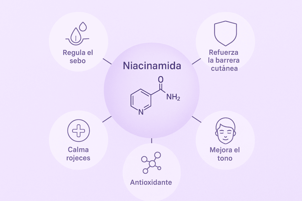 Niacinamida: beneficios y usos en la piel | Markosmetics