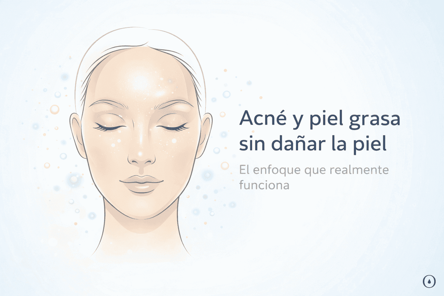 Acné y piel grasa explicados desde el microbioma cutáneo y su equilibrio