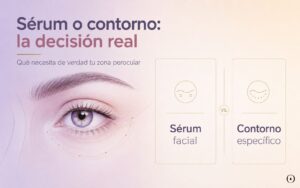 Sérum o contorno de ojos: decisión real sobre qué necesita la zona perocular
